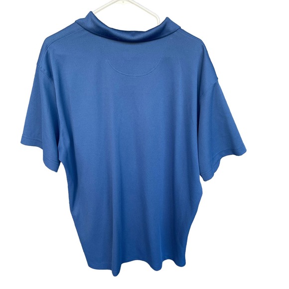 Columbia Polo Shirt Mens 2X XXL Blue Omni-wick Short Sleeve Pullover Golf - Picture 2 of 10